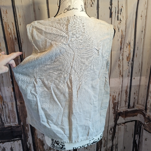 Vintage linen Via Vai By Pollero top - Picture 7 of 11